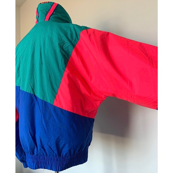 Vintage 80’s Sunice Ski Jacket Neon Colorblock Waterproof 90’s Retro - Picture 7 of 15